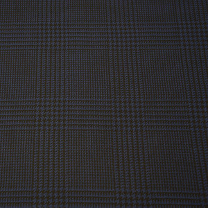 Blue and Navy Glen Check
