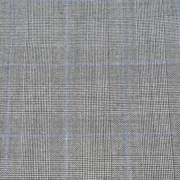 Dove Grey and Ligh Blue Overcheck