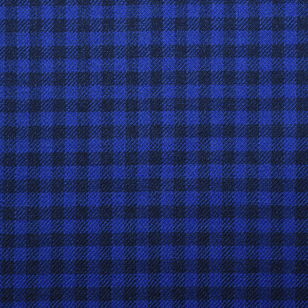 Royal Blue and Navy Box Check