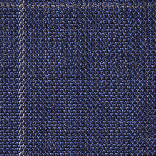 Indigo and Cream Check