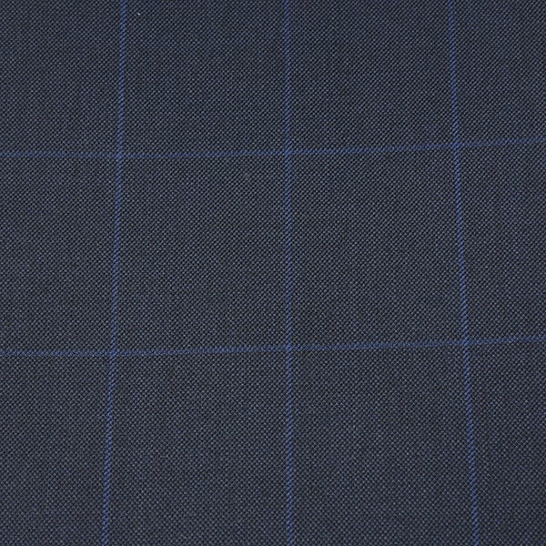 Medium Blue with Blue Overcheck