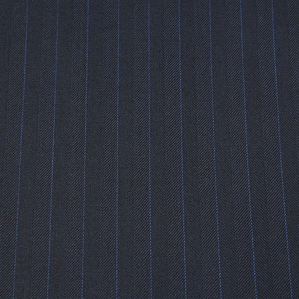 Navy and Royal Blue Herringbone Stripe