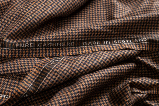 Tan and Brown Houndstooth