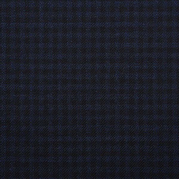 Navy and Blue Box Check