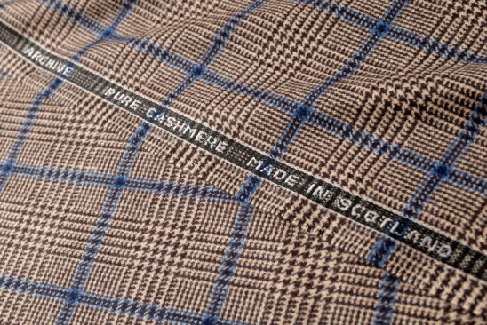 Brown Glen Check and Blue Overcheck
