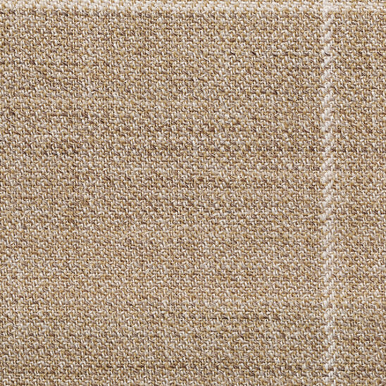 Tan and Cream Check Twill