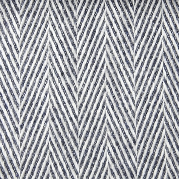 Medium Grey and White Herringbone