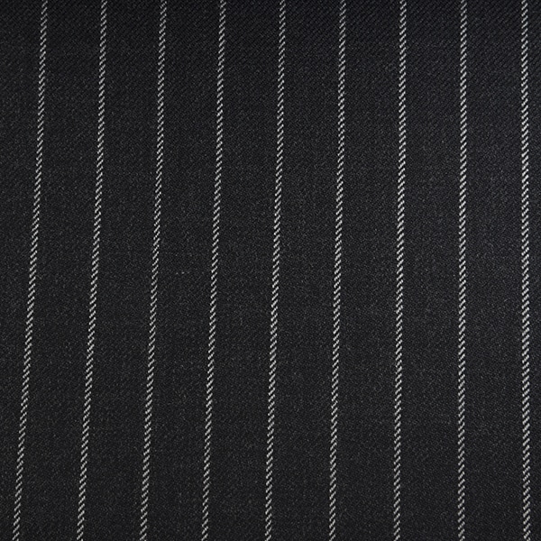 Charcoal Grey Heavy Pinstripe