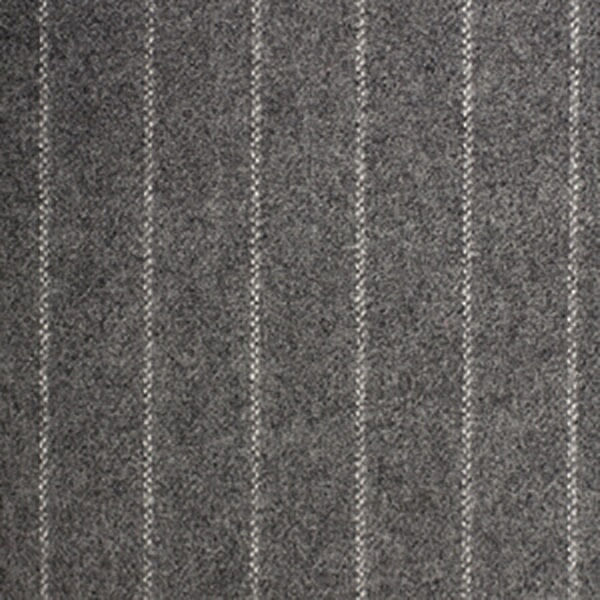 Grey Chalkstripe Flannel