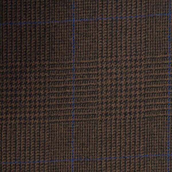 Dark Brown and Blue POW Flannel