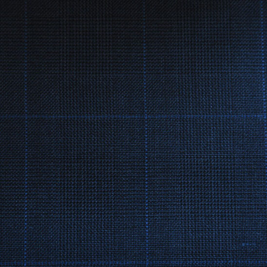 Navy and Royal Blue Check
