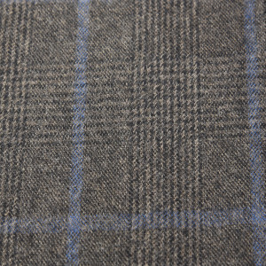 Brown and Blue Overcheck