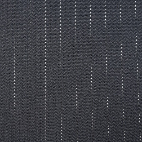 Grey Herringbone with Pinstripes