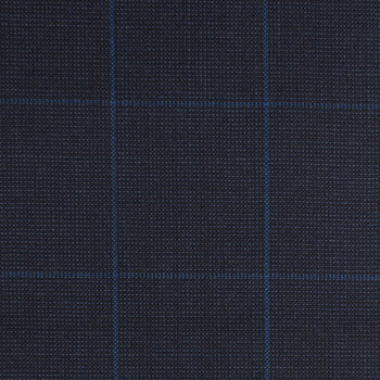 Navy and Blue Pindot Overcheck