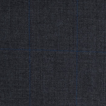 Dark Grey and Royal Blue Overcheck