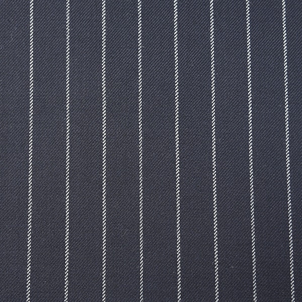 Navy Bold White Pinstripe