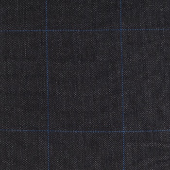 Dark Grey and Blue Overcheck