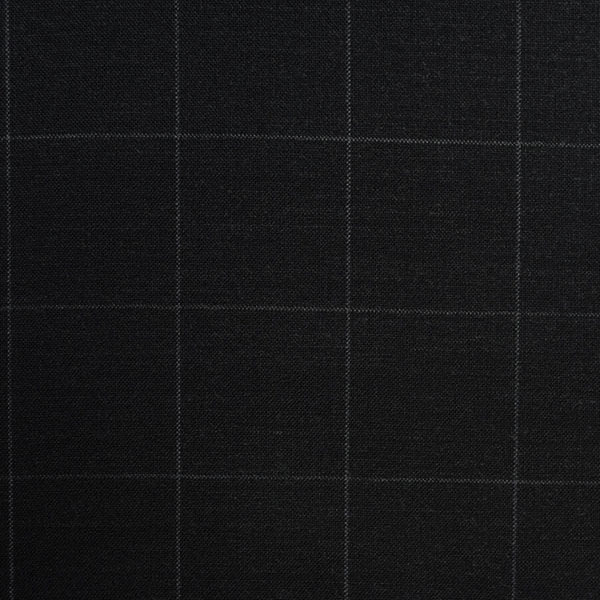Charcoal Grey Windowpane