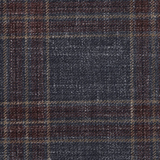 Brown and Gark grey Check