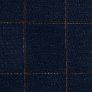 Navy and Brown Overcheck