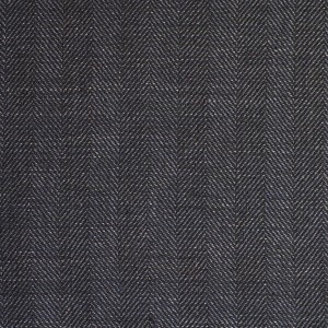 Grey Herringbone Linen