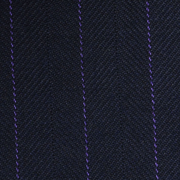 Navy and Violet Herringbone Stripe