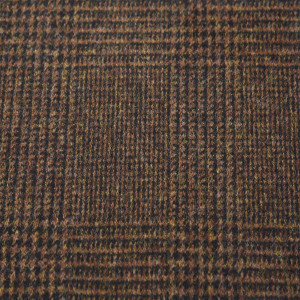 Medium Brown POW Check Wollen Flannel