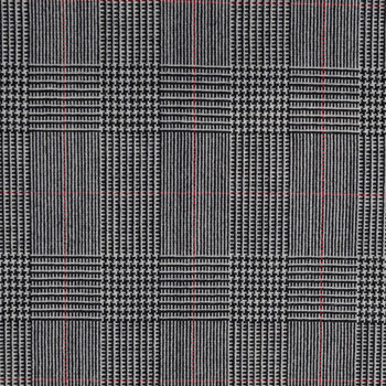 Grey and Red Glen Check
