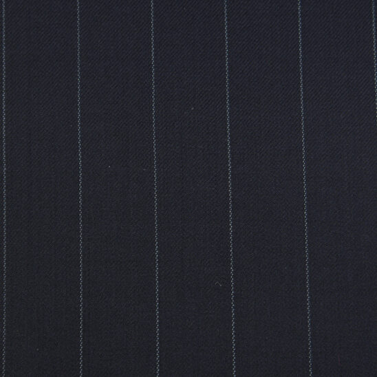 Dark Navy Pinstripes