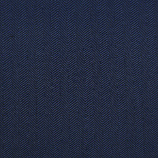 Deep Blue Herringbone