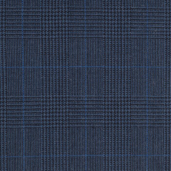 Blue and Navy Glen Check