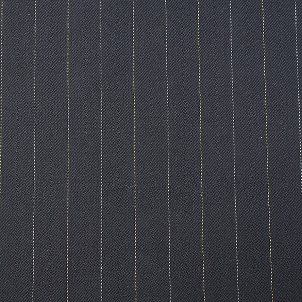 Medium Grey Gold and Platinum Pinstripe