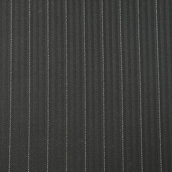Grey Mini Herringbone Platinum Shadow Stripe