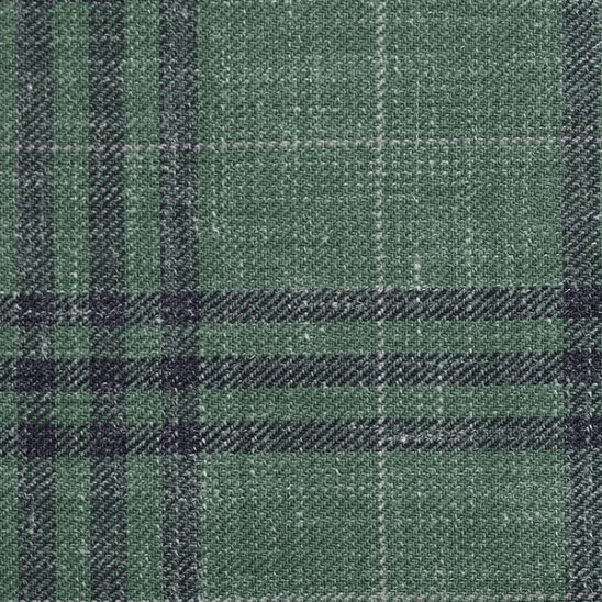 Leaf Green and Grey Mix Check