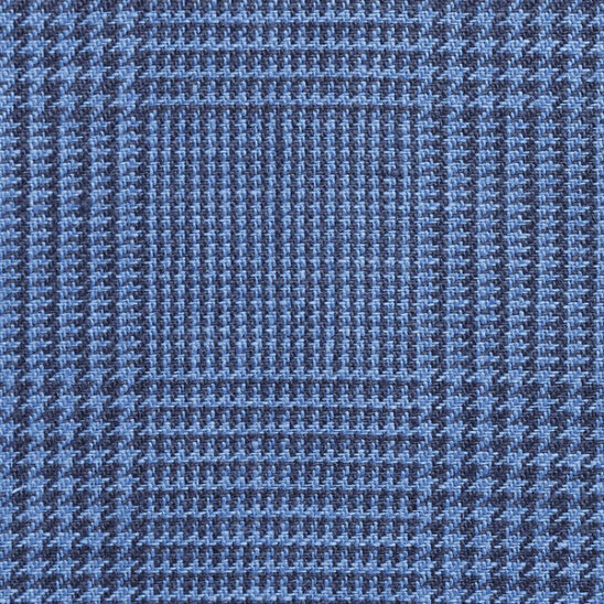 Light Blue and Navy POW Check