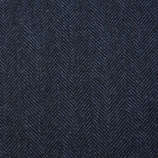 Navy and Blue Harringbone