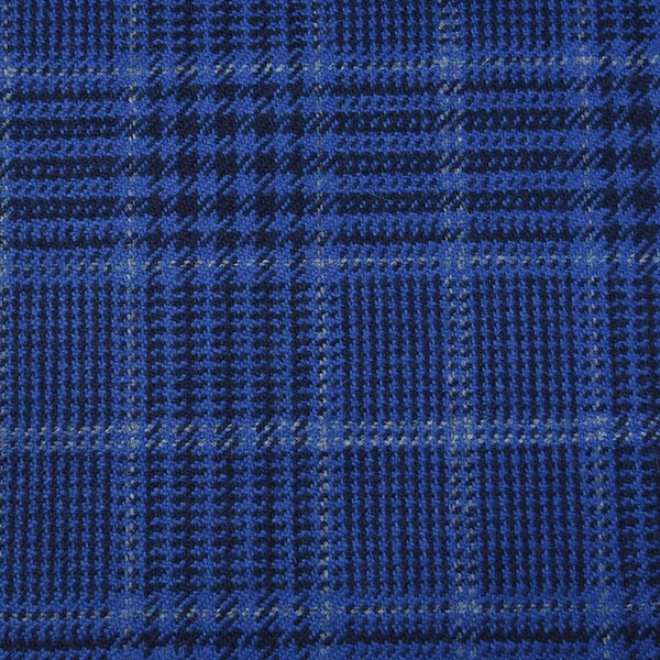 Blue and Royal Blue Check