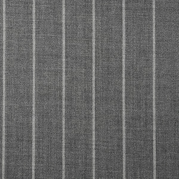Grey and White Pinstripe