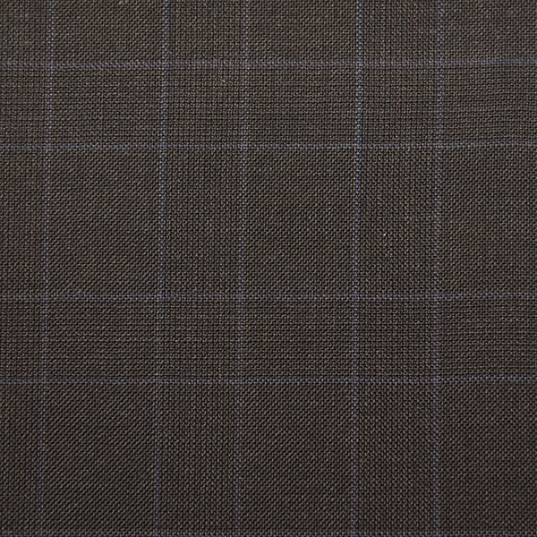 Brown and Light Blue Overcheck