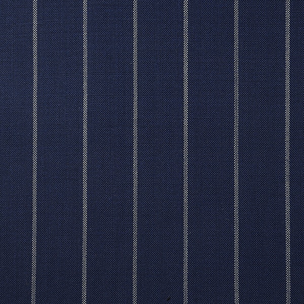 Navy and White Pinstripe