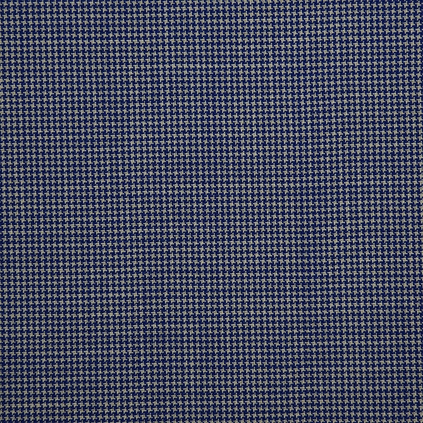 Navy and White Mini Houndstooth