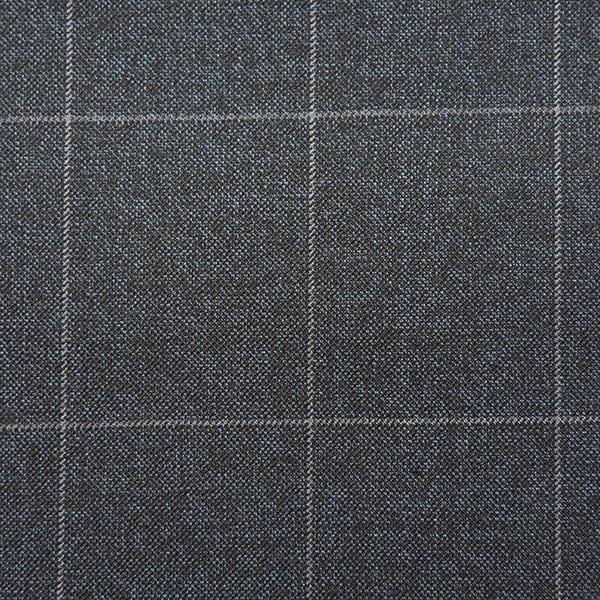 Blue Grey Speckled Windowpane