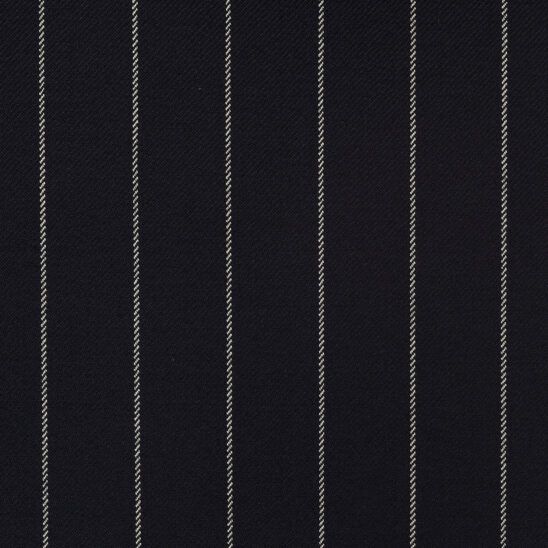 Navy Pinstripe