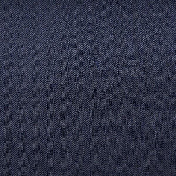 Medium Blue Herringbone