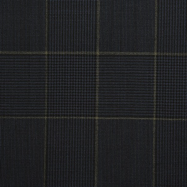 Dark Grey and Gold Check