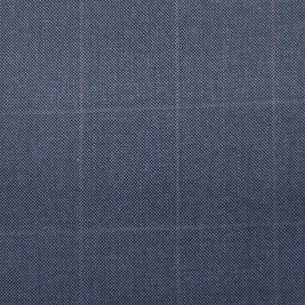 Steel Blue and Light Grey Windowpane