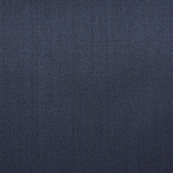 Bright Navy Herringbone