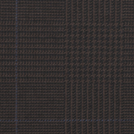 Dark Brown POW with Light Blue Overcheck
