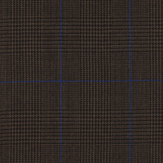 Dark Brown POW with Blue Overcheck