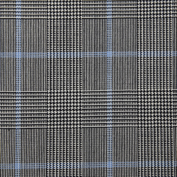 Light Grey and Light Blue Overcheck POW
